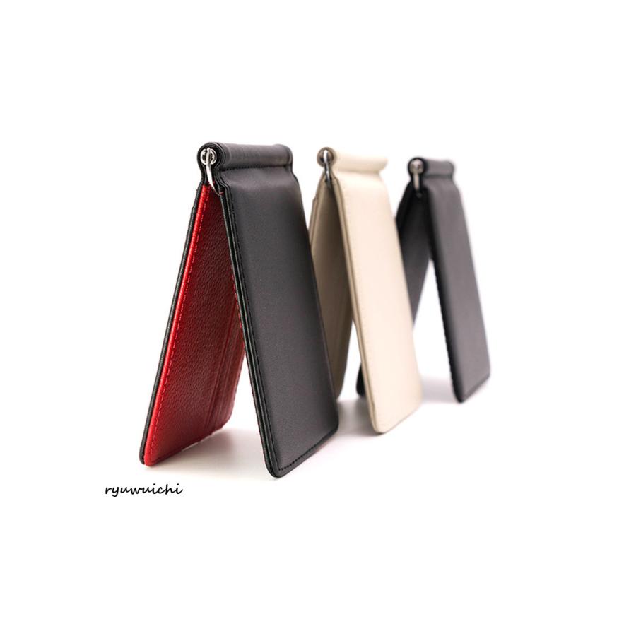 マネークリップ 財布 メンズ レディース 栃木レザー 牛革 革 レザー KC