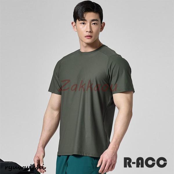 ジムウェア Tシャツ 半袖 トレーニング メンズ スポーツTシャツ 丸首