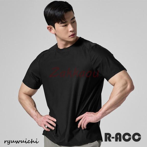 ジムウェア Tシャツ 半袖 トレーニング メンズ スポーツTシャツ 丸首