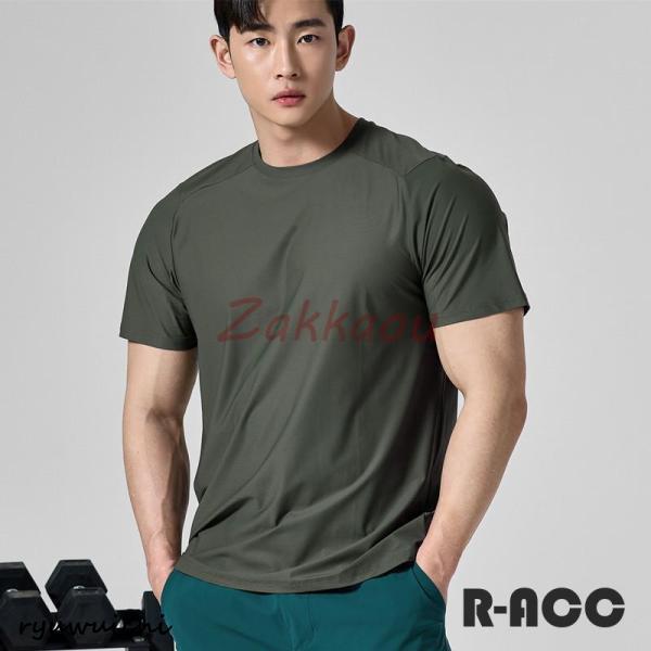 ジムウェア Tシャツ 半袖 トレーニング メンズ スポーツTシャツ 丸首