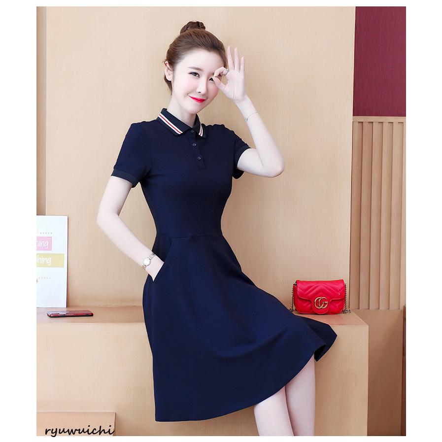 ゴルフワンピース ゴルフウェア 大きいサイズ 通気吸汗速乾 ストレッチ