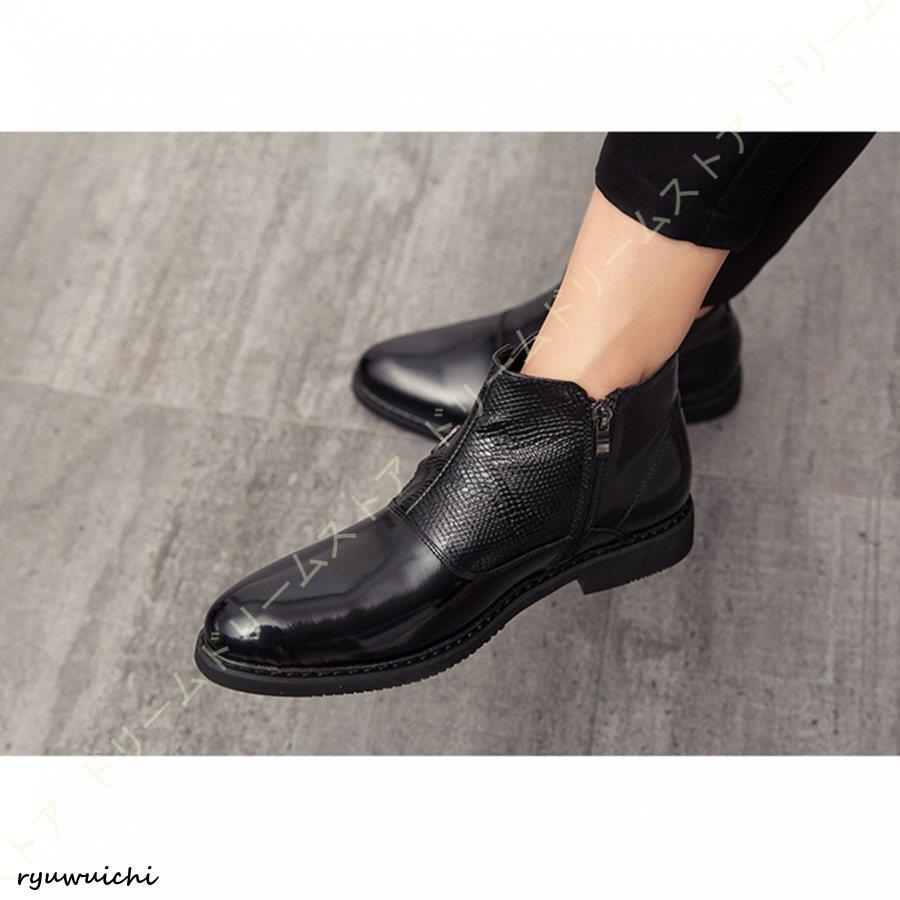 ビジネスシューズ 本革 ショートブーツ メンズ ブーツ 革靴 紳士靴 高級靴 サイドファスナー ショーツブーツ ウォーキングシューズ お洒落 ビジネスシューズ 本革 ショートブーツ メンズ ブーツ 革靴 紳士靴