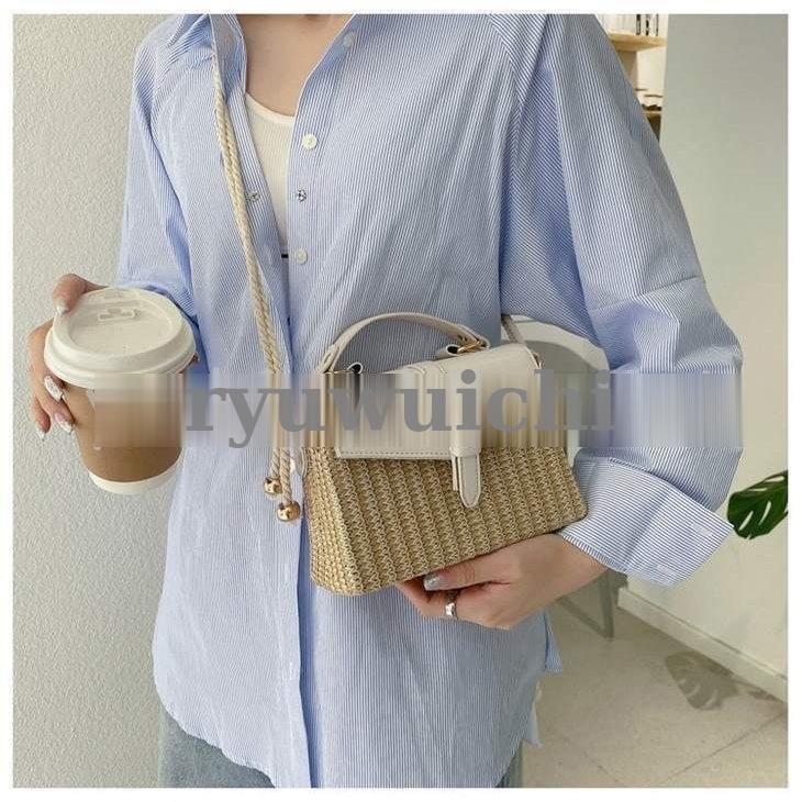 ショルダー 夏 かご バック ショルダーバック ロープ紐 2way