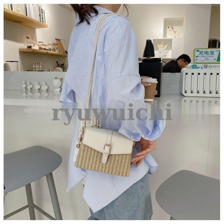 ショルダー 夏 かご バック ショルダーバック ロープ紐 2way