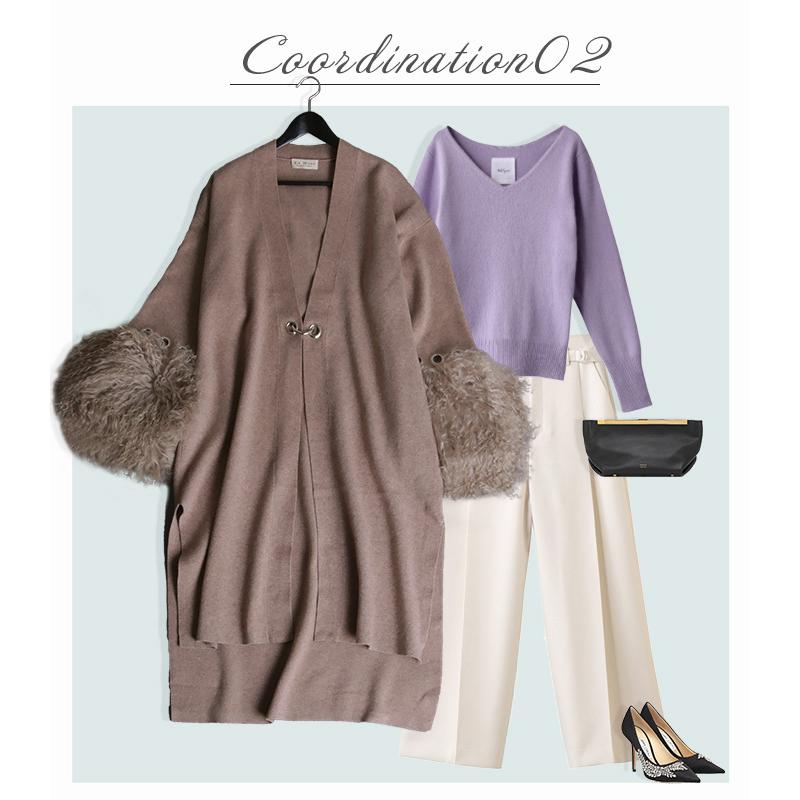 ニットコート カーディガン ニット コート レディース ロング アウター ニットカーディガン ファー ゆったり 大きいサイズ No 10 72 169 F9639 10 72 169 Stanza Dolce By Ryze 通販 Yahoo ショッピング