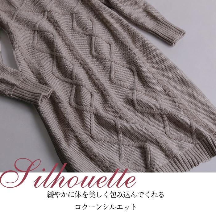 ニット ニットワンピース ワンピース カジュアル 秋 冬 コクーン ケーブル お呼ばれ 上品 大きいサイズ No 10 233 F9617 10 233 Stanza Dolce By Ryze 通販 Yahoo ショッピング