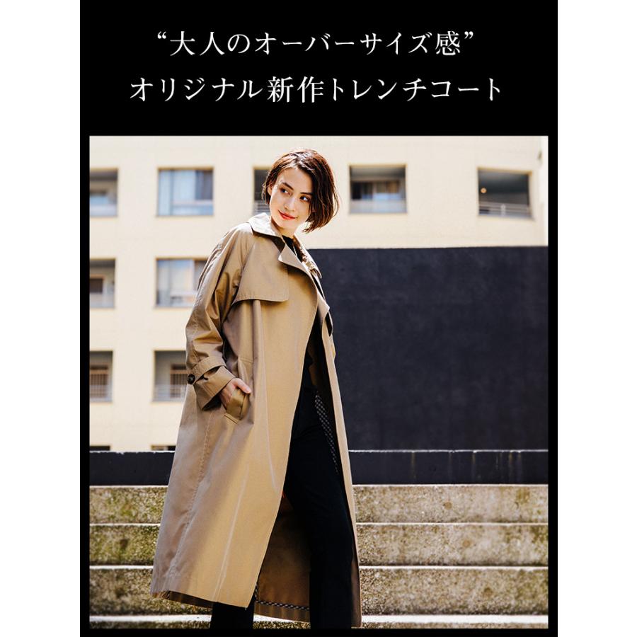 トレンチコート コート レディース トレンチ 送料無料 アウター 春 秋 冬 カジュアル ミモレ丈 ロング丈 結婚式 代 30代 40代 50代 オリジナル 12 72 19 Stanza Dolce By Ryze 通販 Yahoo ショッピング