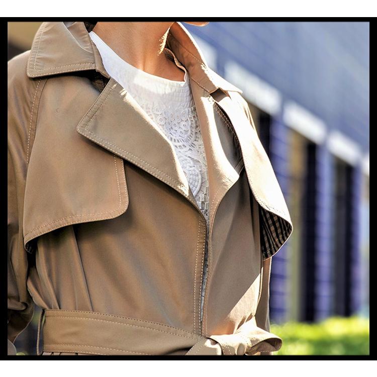 トレンチコート コート レディース トレンチ 送料無料 アウター 春 秋 冬 カジュアル ミモレ丈 ロング丈 結婚式 代 30代 40代 50代 オリジナル 12 72 19 Stanza Dolce By Ryze 通販 Yahoo ショッピング