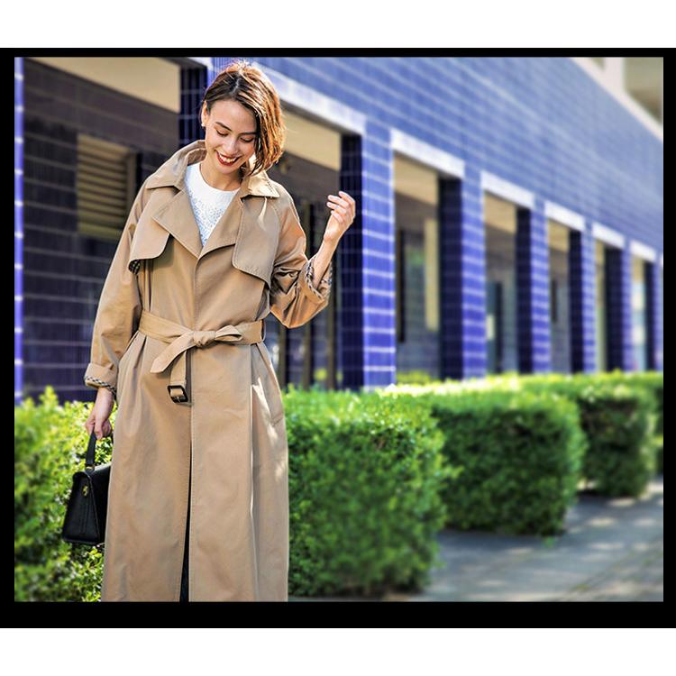 トレンチコート コート レディース トレンチ 送料無料 アウター 春 秋 冬 カジュアル ミモレ丈 ロング丈 結婚式 代 30代 40代 50代 オリジナル 12 72 19 Stanza Dolce By Ryze 通販 Yahoo ショッピング