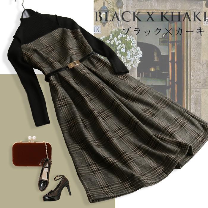 美品(40) KEITH グレンチェックワンピース 美品(40) KEITH グレンチェックワンピース