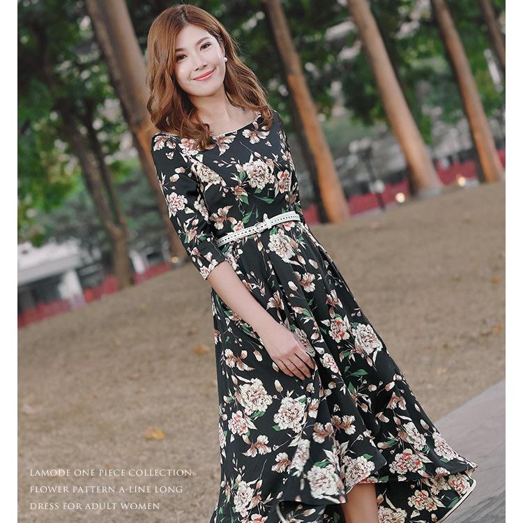 ワンピース レディース 春 きれいめ カジュアル ドレス フラワー 花柄 マキシ丈 ロング丈 結婚式 お呼ばれ 二次会 フォーマル 代 30代 40代 No 12 9 12 9 Stanza Dolce By Ryze 通販 Yahoo ショッピング