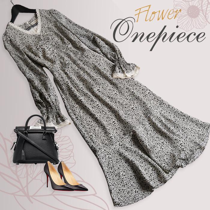 買取 店舗 ワンピース レディース きれいめ ロング 長袖 花柄 小花柄 マーメイド フェミニン エレガント 大人カジュアル 大きいサイズ No 12 914 最新の激安 Www Superavila Com