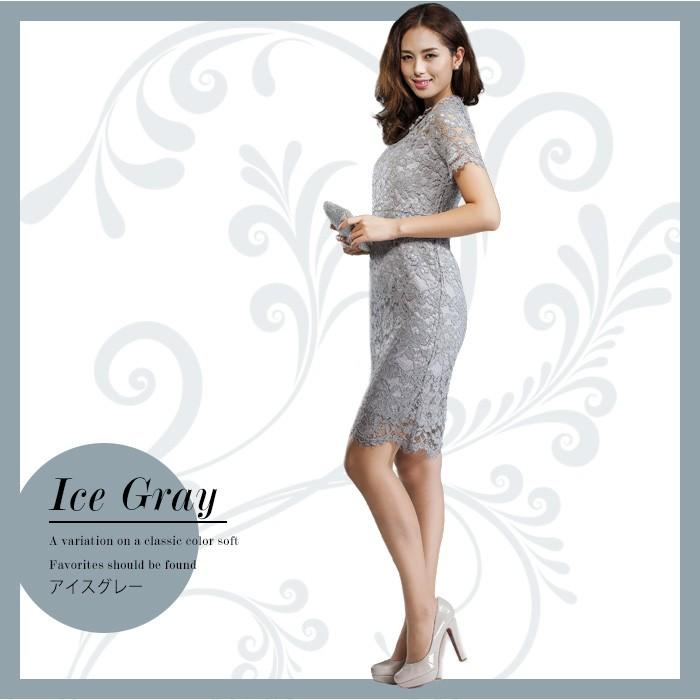 パーティドレス レースワンピース袖あり 結婚式 2次会 20代 30代 40代 50代 レディース ファション フォーマル 大 発表会 膝丈 春夏秋 ロング丈 ママ新作-22 パーティードレス ワンピース 結婚式 フォーマル 二次会 袖あり