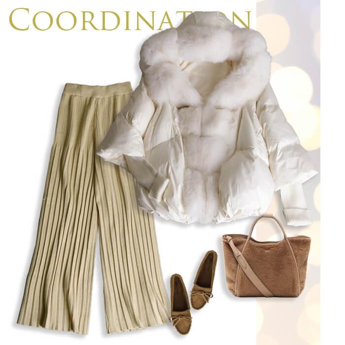 再入荷】ダウンジャケット ダウンコート フォックスファー コート 軽量