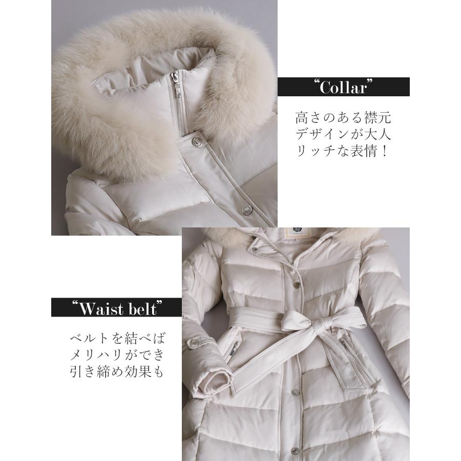 2025新色】ダウンコート レディース ロング 細見え 軽量 大きいサイズ