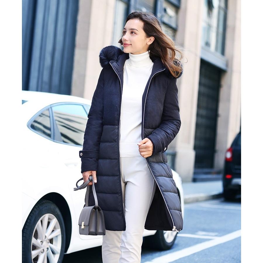 ダウン ダウンジャケット レディース ロング コート アウター