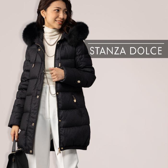 数量限定商品や在庫限り STANZA DOLCE 【M】ダウンコート 3way ひも 