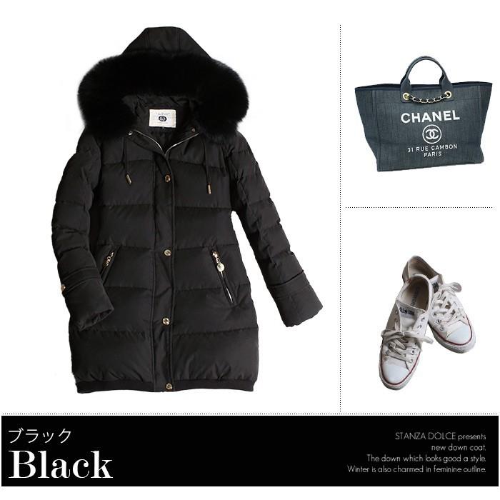 ダウンコート ダウンジャケット ロング 大きいサイズ アウター ファー