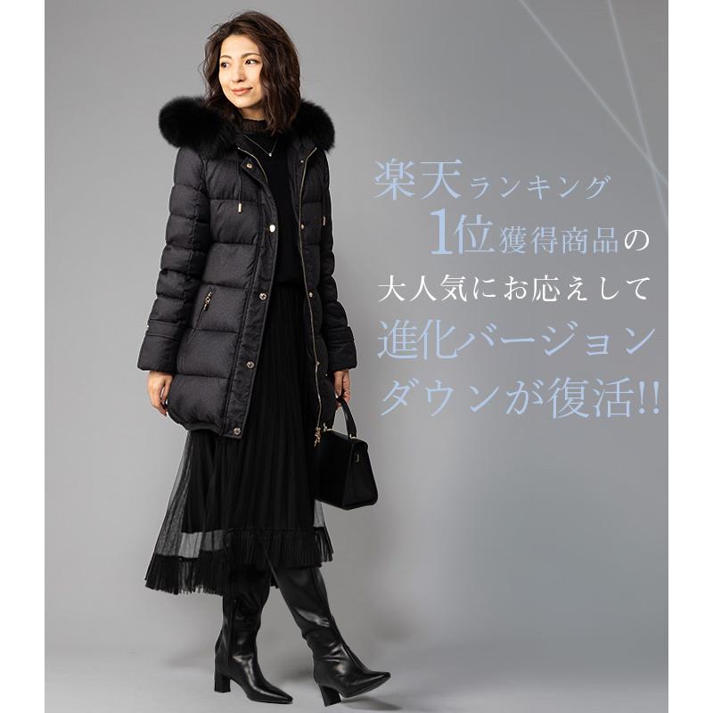 ダウンコート ダウンジャケット ロング 大きいサイズ アウター ファー