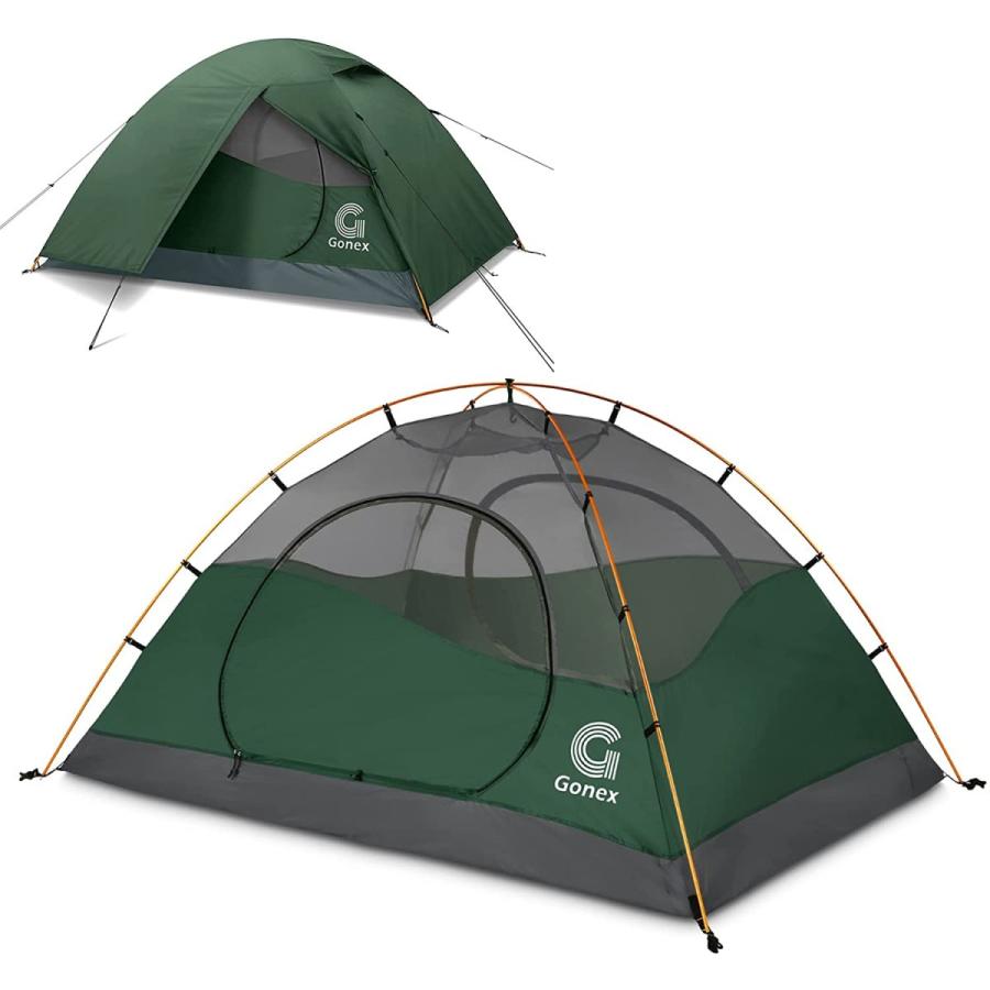 専門店では Gonex キャンプ テント 1 2人用 ソロテント二重層 人気 軽量 ツーリングテント 耐水圧3000mm ツーリングドーム 防水 通気 コンパクト テントロープ Matematika Kpvk Edu Kz
