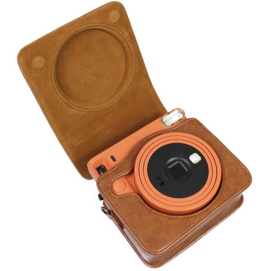 Koowl 対応 Fujifilm Fuji 富士 Instax SQUARE SQ1 カメラケース カメラカバー カメラバッグ カメラホルダー、【K