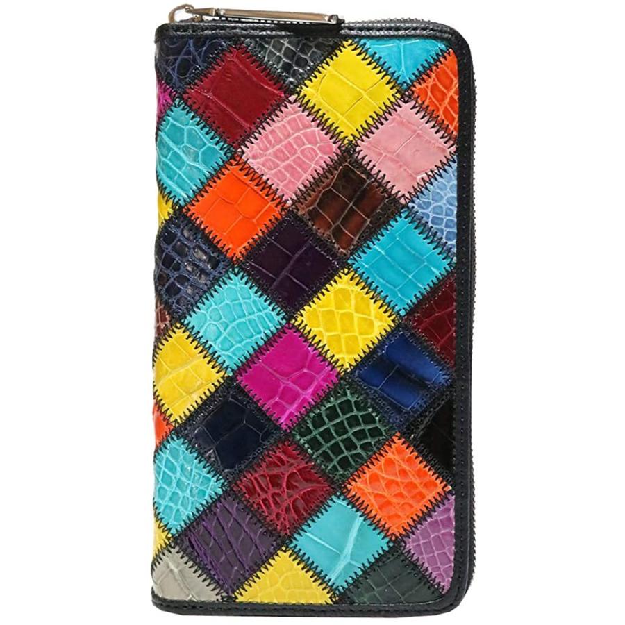 マルチ ロング 本革 女性 クロコダイル クロコ 鰐革 長財布 ワニ皮 ワニ革 鰐皮 レザー ロング ウォレット サイフ 長財布 財布 男性 メンズ 女性 S A M Store レディース L字