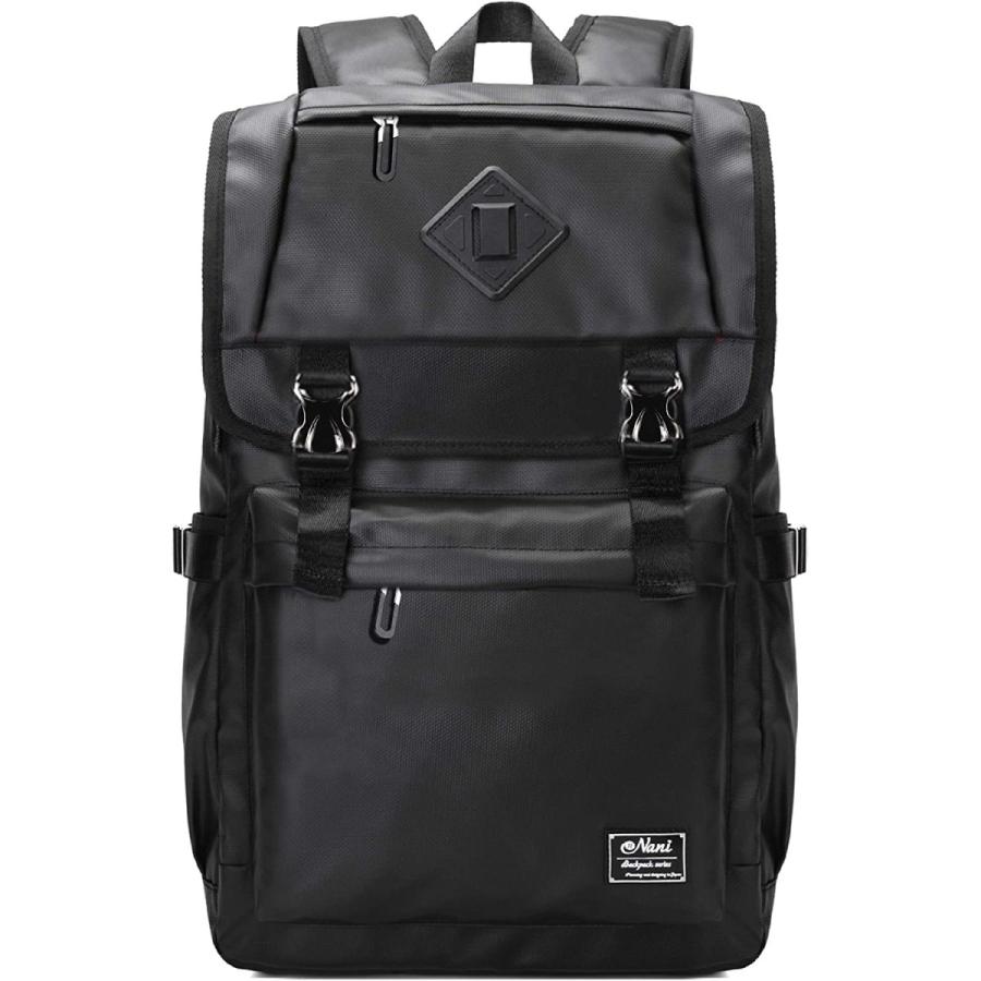 ファッション ブランド 新品 Nani リュック メンズ リュックサック 防水 大容量 高校生 大学生 通学 通勤 通学リュック フラップ Mta ブラック 9hjsms8nmw Www Slnb In