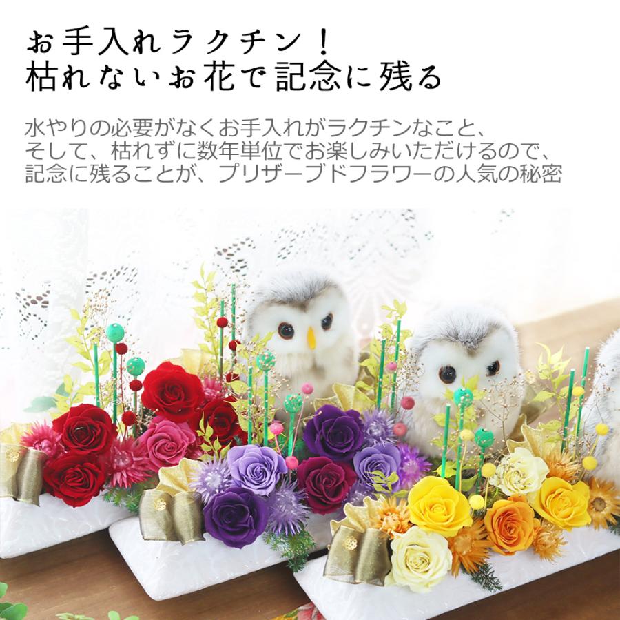 サウンドアレンジ プリザーブドフラワー プレゼント 花 ギフト 誕生日