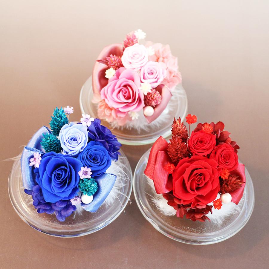 サウンドアレンジ プリザーブドフラワー プレゼント 花 ギフト ガラス