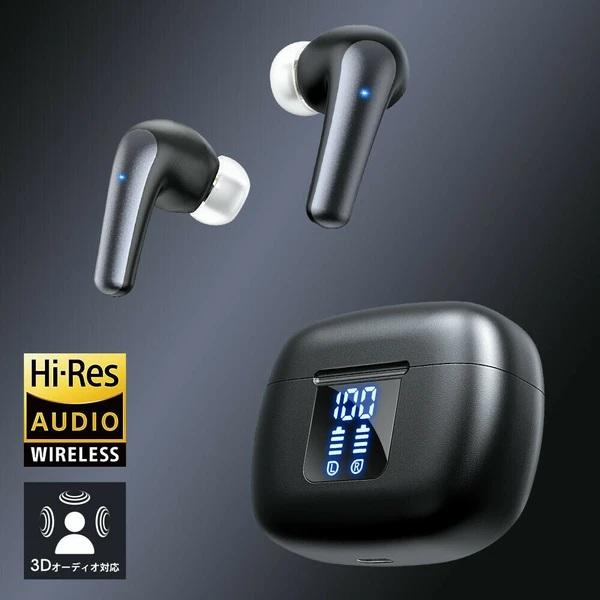 ワイヤレスイヤホン Bluetooth5.3 ANC ノイズキャンセリング ワイヤレスイヤホン Bluetooth5.3 ANCノイズキャンセリング Hi-Fi高