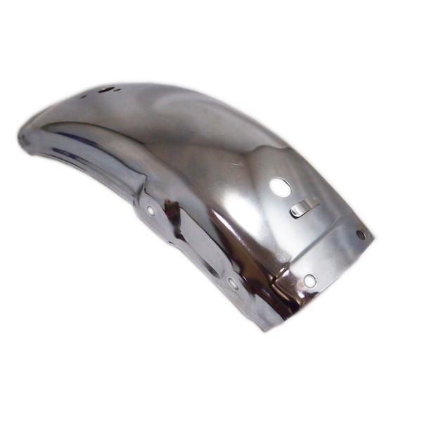 互換品】SUZUKI スズキ GN125 スチール製 メッキ リアフェンダー
