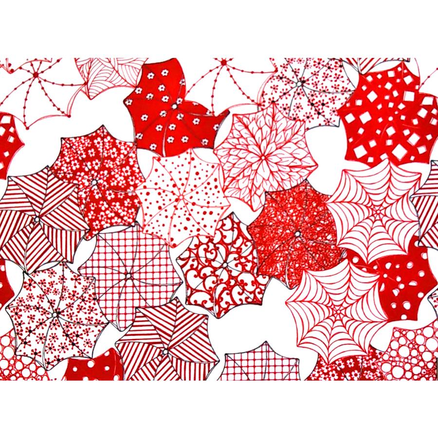 55cmX45cm 生地 ロラライハリス 傘模様 Umbrellaesque ローラライ