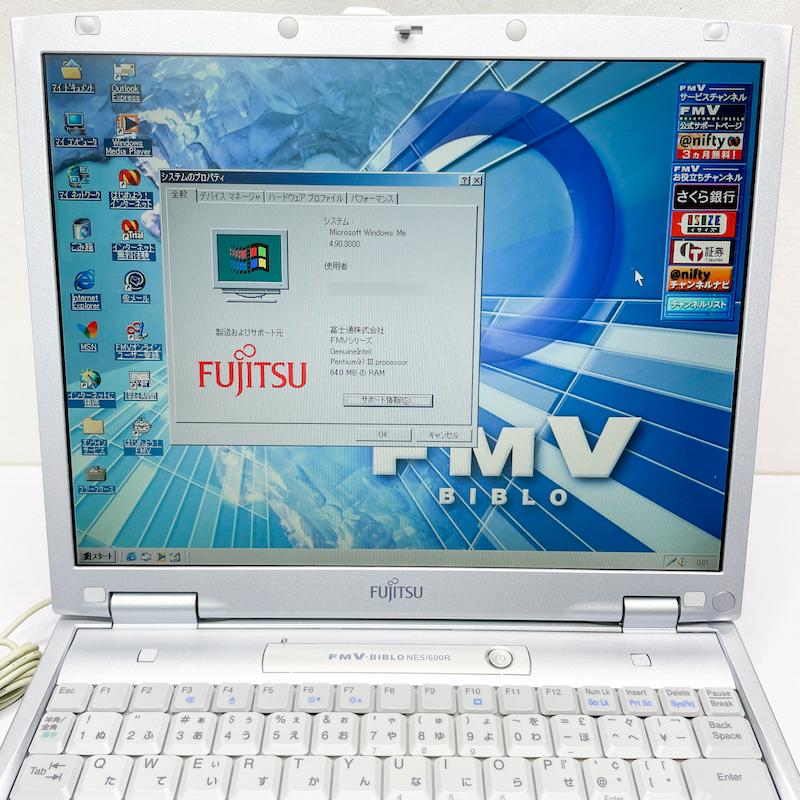 FMV-BIBLO FUJITSU 富士通 NE5/600R WindowsME Mobile FMV-BIBLO FUJITSU 富士通 NE5/600R WindowsME Mobile