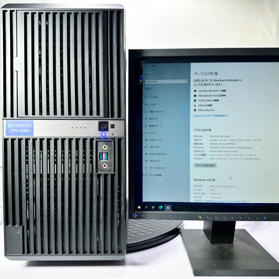 CONTEC コンテック VPC-5000 Windows10 Enterprise LTSC HDD 2TB メモリ8GB 90日保証