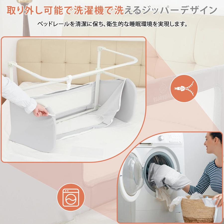 5月爆買ウルトラSale☆12799円→9999円／ベッドガード ベッドフェンス