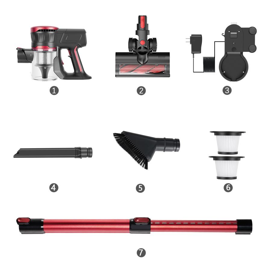 掃除機 コードレス サイクロン掃除機 強力吸引 23000pa コンパクト