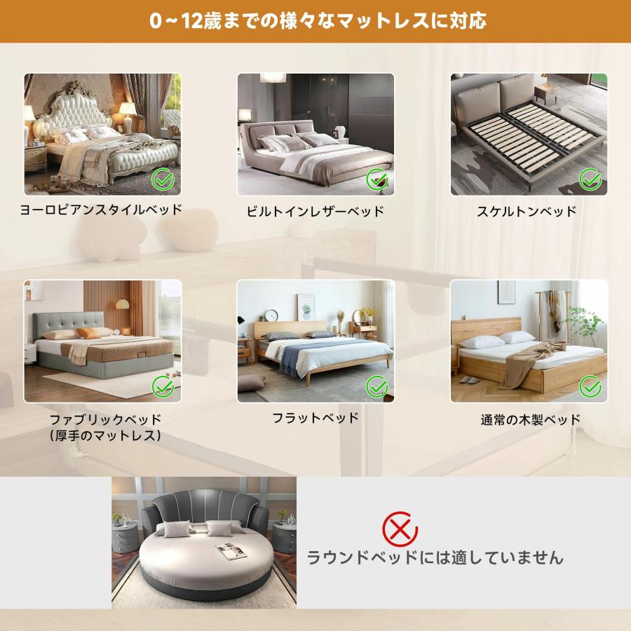 2026母の日早割Sale☆2000円OFFクーポン／ベッドガード ベッドフェンス
