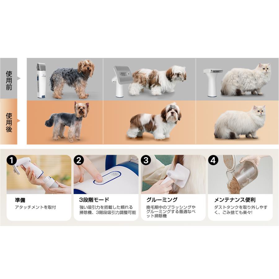 MOOSOO ＼2026母の日早割Sale☆16800円→13800円／ペット用バリカン