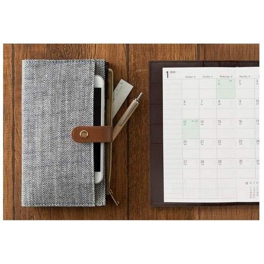 SALE☆50％OFF☆大特価】ミドリ ポーチダイアリー 手帳 2020年 スリム