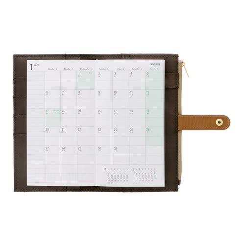 SALE☆50％OFF☆大特価】ミドリ ポーチダイアリー 手帳 2020年 スリム