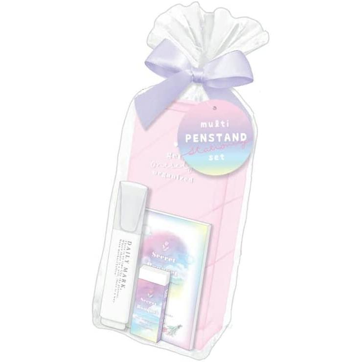 文房具セット マルチペンスタンド 文具ギフトセット ピンク クーリア プレゼント かわいい グッズ 通販 メール便ng 城下文化堂yahoo店 通販 Yahoo ショッピング