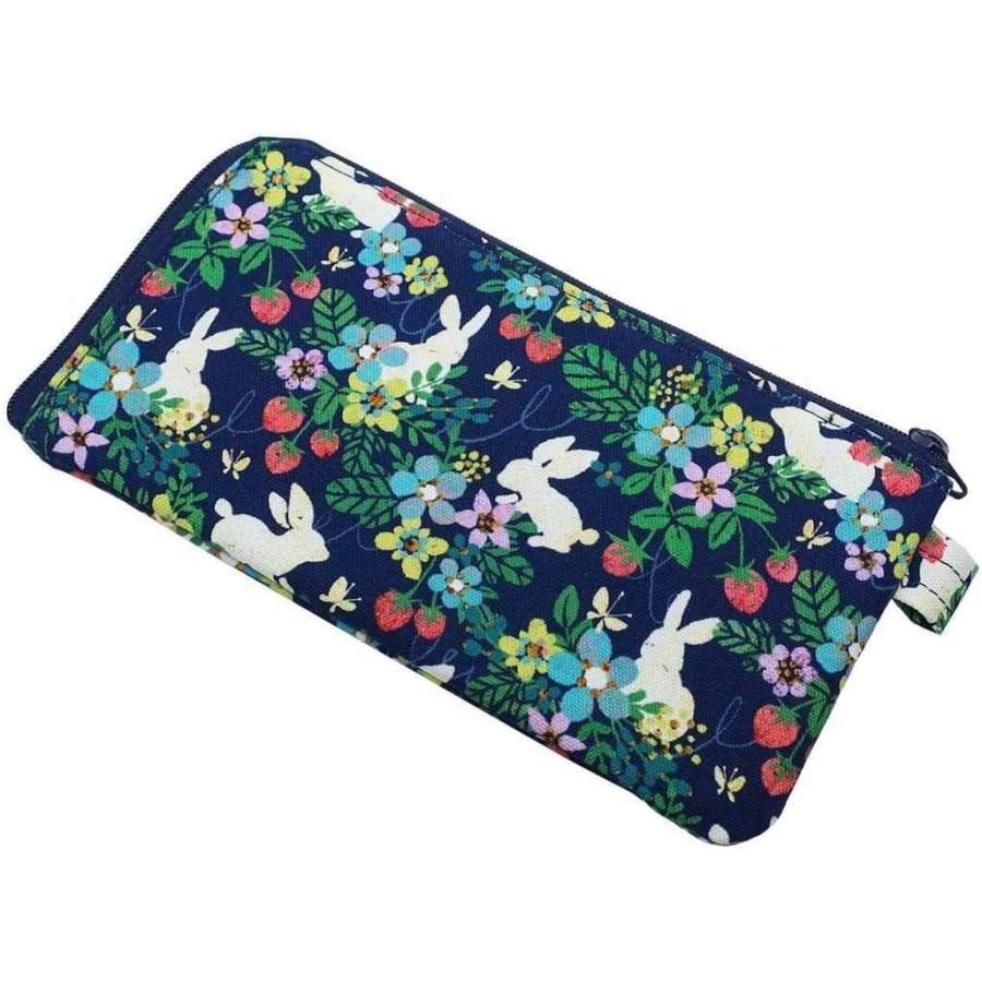 ペンケース [TOMOKO HAYASHI] ワイドオープン ペンポーチ うさぎ