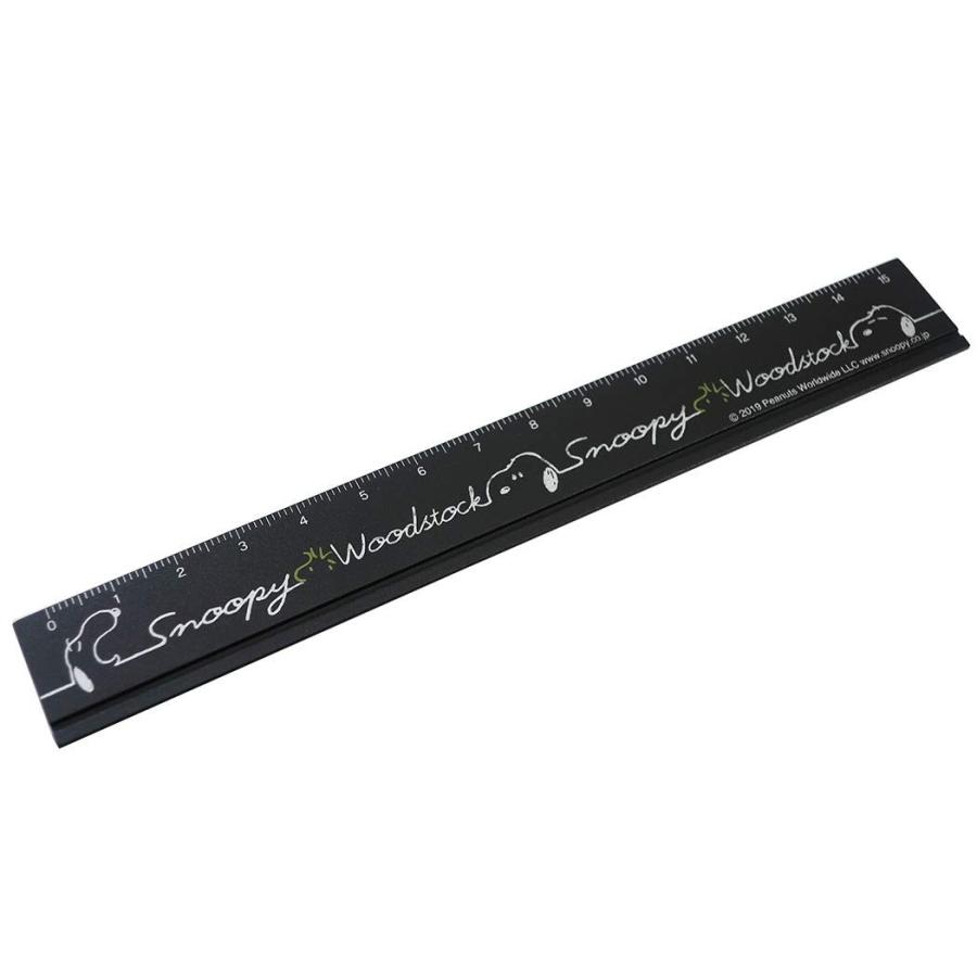 スヌーピー アルミ 15cm 定規 ものさしピーナッツ クラックス CR52397