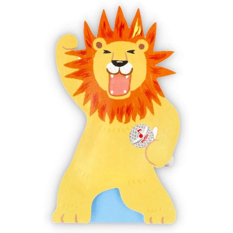 日本ホールマーク ミュージックカード 熱唱系アニマルズ ロックライオン Eao 778 248 メール便ok 誕生お祝い メッセージカード Eao 778 248 城下文化堂yahoo店 通販 Yahoo ショッピング