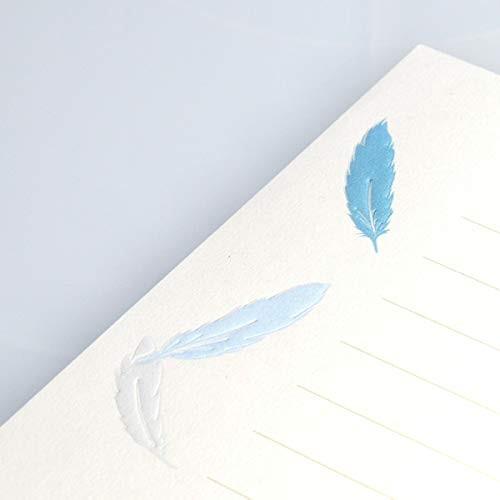 ホールマーク レターパッド 原寸大文例 ブルーフェザー 768 843 手紙 便箋 メール便ok Eep 768 843 城下文化堂yahoo店 通販 Yahoo ショッピング