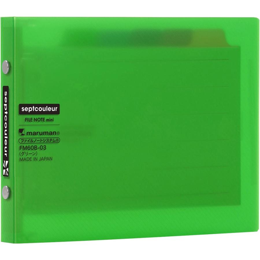 ルーズリーフ ファイルノートミニ 変形 Fm60 マルマン メール便ok Fm60 城下文化堂yahoo店 通販 Yahoo ショッピング