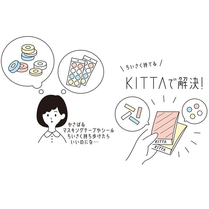 キングジム Kitta キッタ ホシゾラ Kit055 10枚 4柄 ちいさく持てる マスキングテープ メール便ok Kit055 城下文化堂yahoo店 通販 Yahoo ショッピング