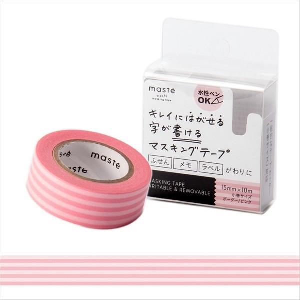 マークス】水性ペンで書けるマスキングテープ 小巻15mm MST-FA07