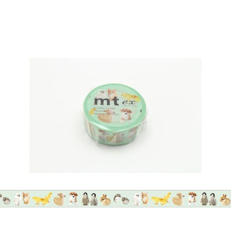 mt ex baby animals マスキングテープ/18mm/MTEX1P129【カモ井】マステ