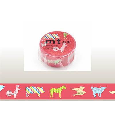 mt ex アニマル ドット/マスキングテープ/20mm/MTEX1P81/カモ井【DM便